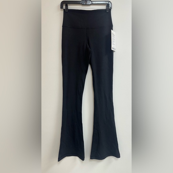 LuluLemon Align™ High-Rise Mini-Flare Pant Regular in Black - Picture 3 of 8